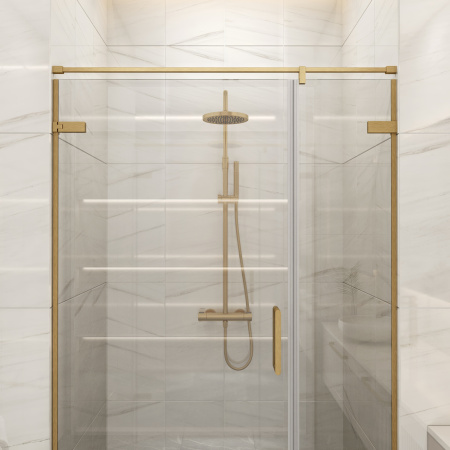 Комплект фурнитуры СП-ПБЗ1 для душевой кабины из стекла